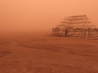 Mineral dust storm in Morocco September (2019)