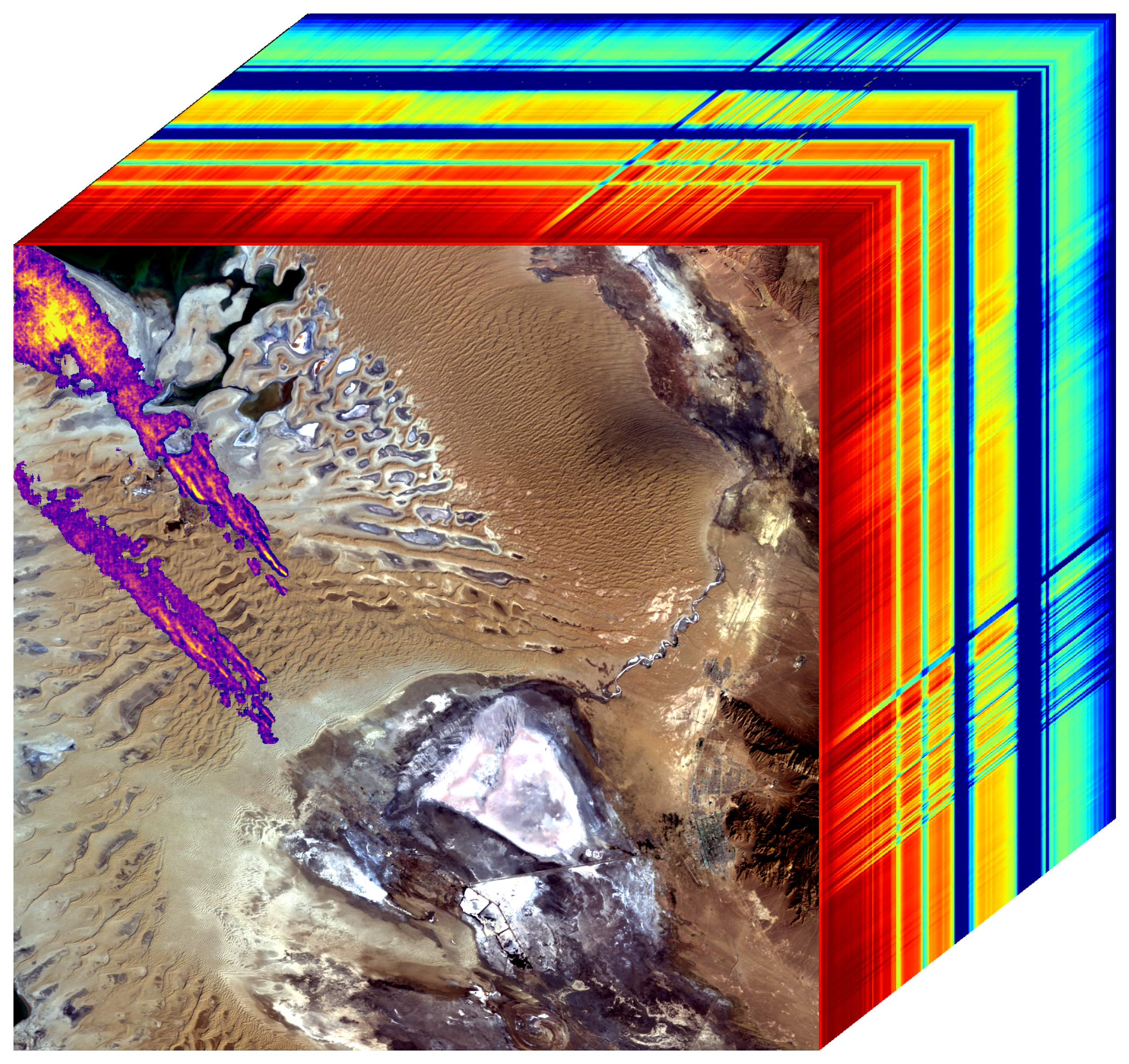 an EMIT data cube of trace gases