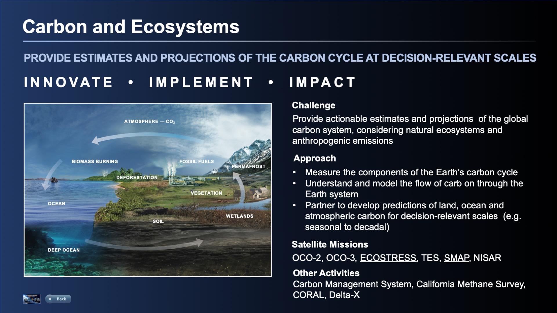 Carbon And Ecosystems - Provide Estimates And Projections Of The Carbon ...